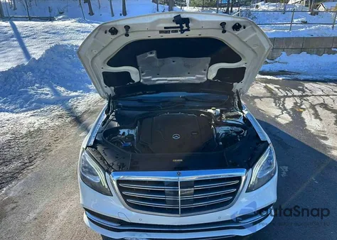 2019 Mercedes-Benz S 560 4Matic из США, поврежденный, VIN WDDUG8GB1KA436037